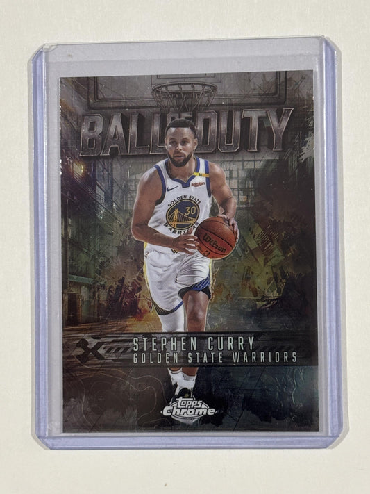 2025-26 Topps Chrome #BD-9 Stephen Curry Ball of Duty