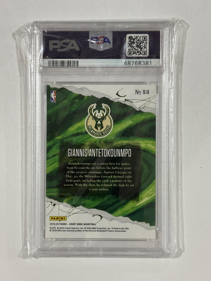 2019 Panini Court Kings #53 G.Antetokounmpo PSA 9