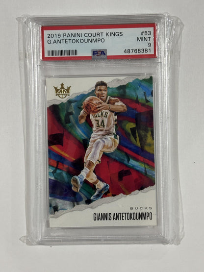 2019 Panini Court Kings #53 G.Antetokounmpo PSA 9