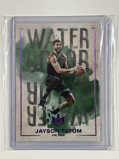 2022-23 Panini Court Kings #1 Jayson Tatum Dressed to Impress Amethyst #/99