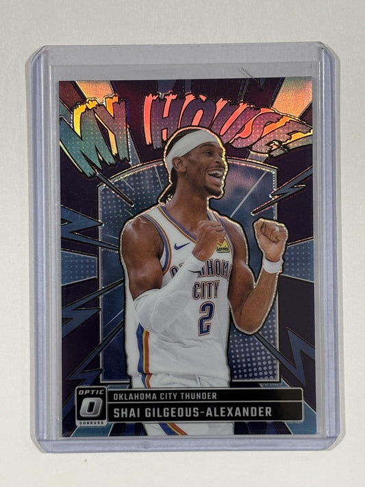 2024-25 Donruss Optic #6 Shai Gilgeous-Alexander My House Purple purple