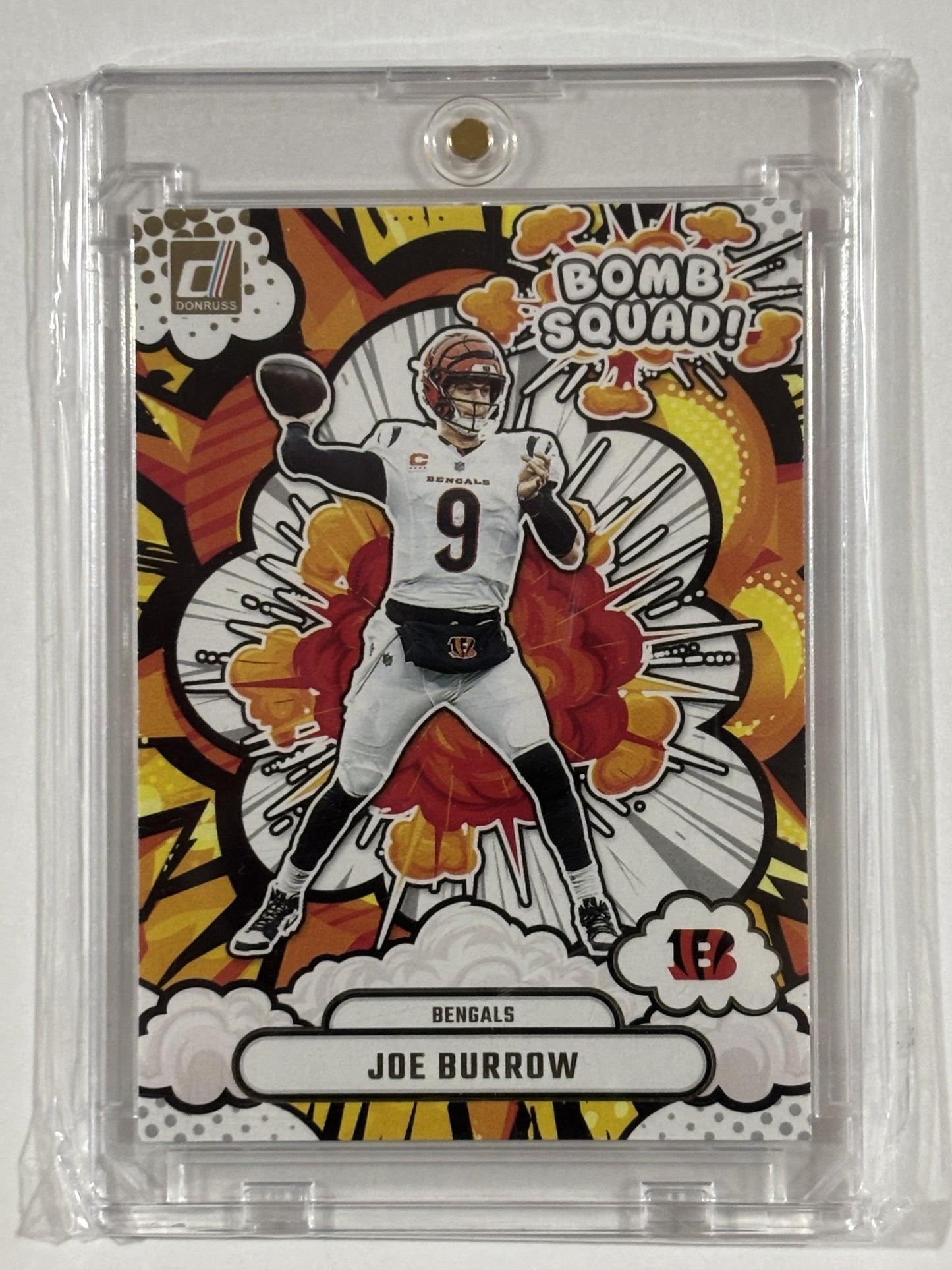 2025 Donruss #BS-JBW Joe Burrow Bomb Squad