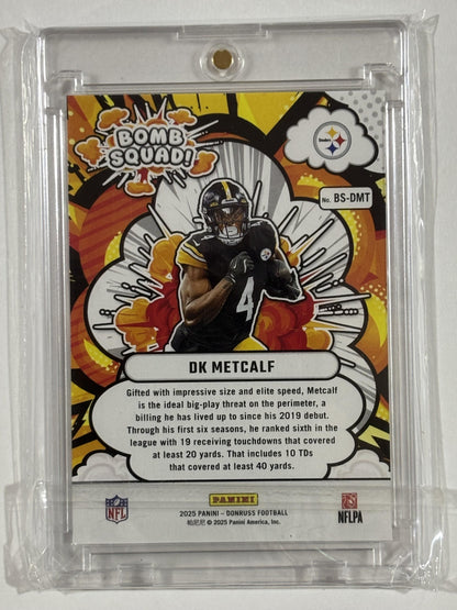 2025 Donruss #BS-DMT DK Metcalf Bomb Squad