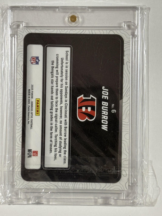 2025 Donruss Optic #6 Joe Burrow Passing Grade