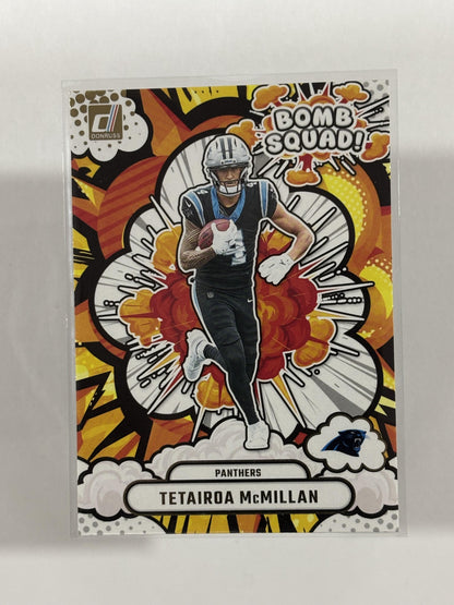 2025 Donruss #BS-TMN Tetairoa McMillan Bomb Squad