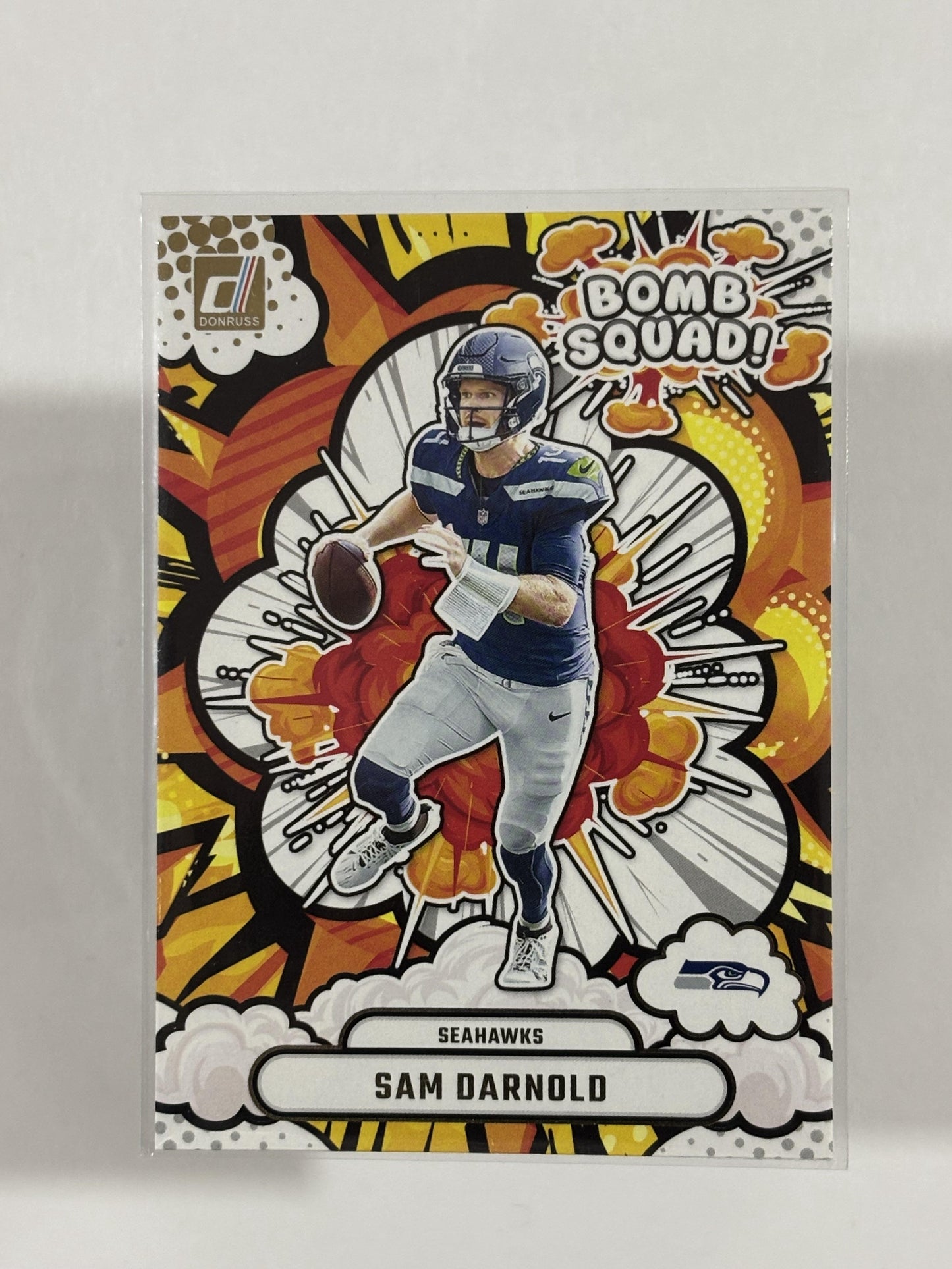 2025 Donruss #BS-SDD Sam Darnold Bomb Squad