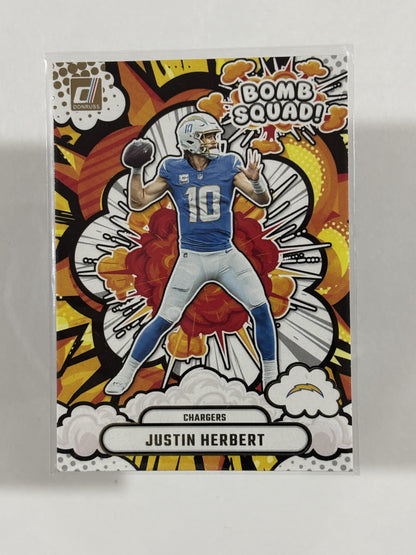 2025 Donruss #BS-TSH Tyler Shough Bomb Squad Holo #/100