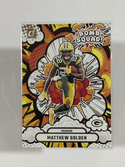 2025 Donruss #BS-MGN Matthew Golden Bomb Squad