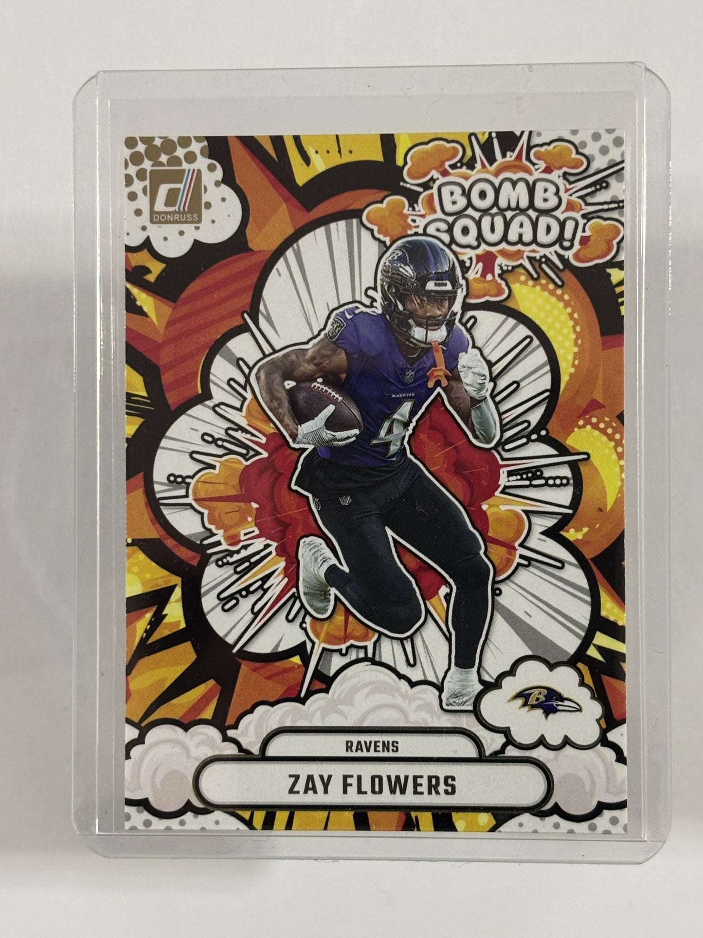 2025 Donruss #BS-ZFS Zay Flowers Bomb Squad