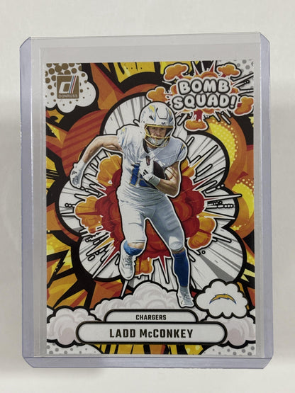 2025 Donruss #BS-LMY Ladd McConkey Bomb Squad