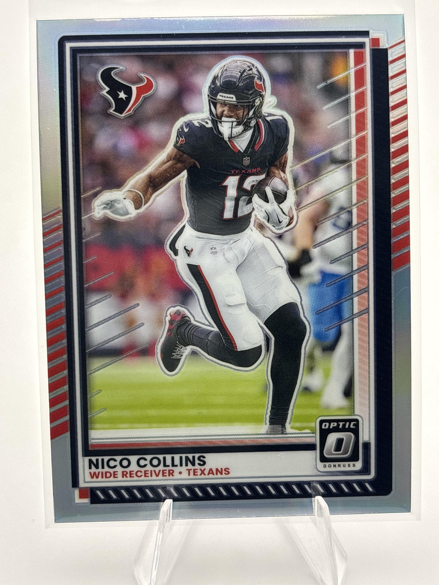 Nico Collins – 2025 Donruss Optic #143 Orange /299 | Houston Texans
