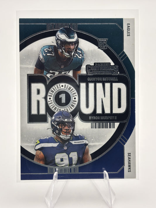 2024 Panini Contenders #24 Byron Murphy II / Quinyon Mitchell Round Numbers