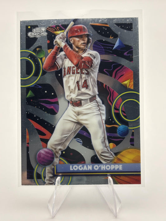 2025 Topps Chrome Cosmic #161 Logan O'Hoppe