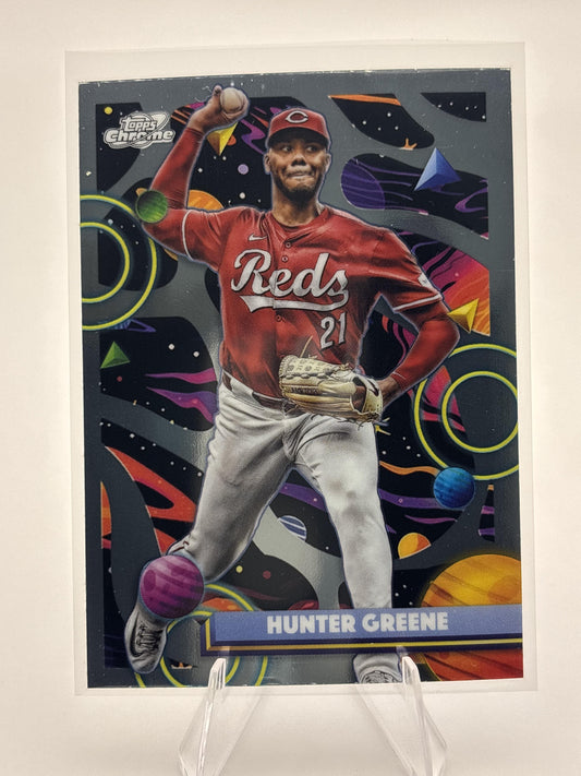 2025 Topps Chrome Cosmic #81 Hunter Greene