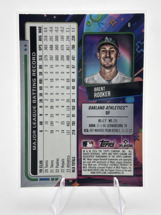 2024 Topps Chrome Cosmic #6 Brent Rooker
