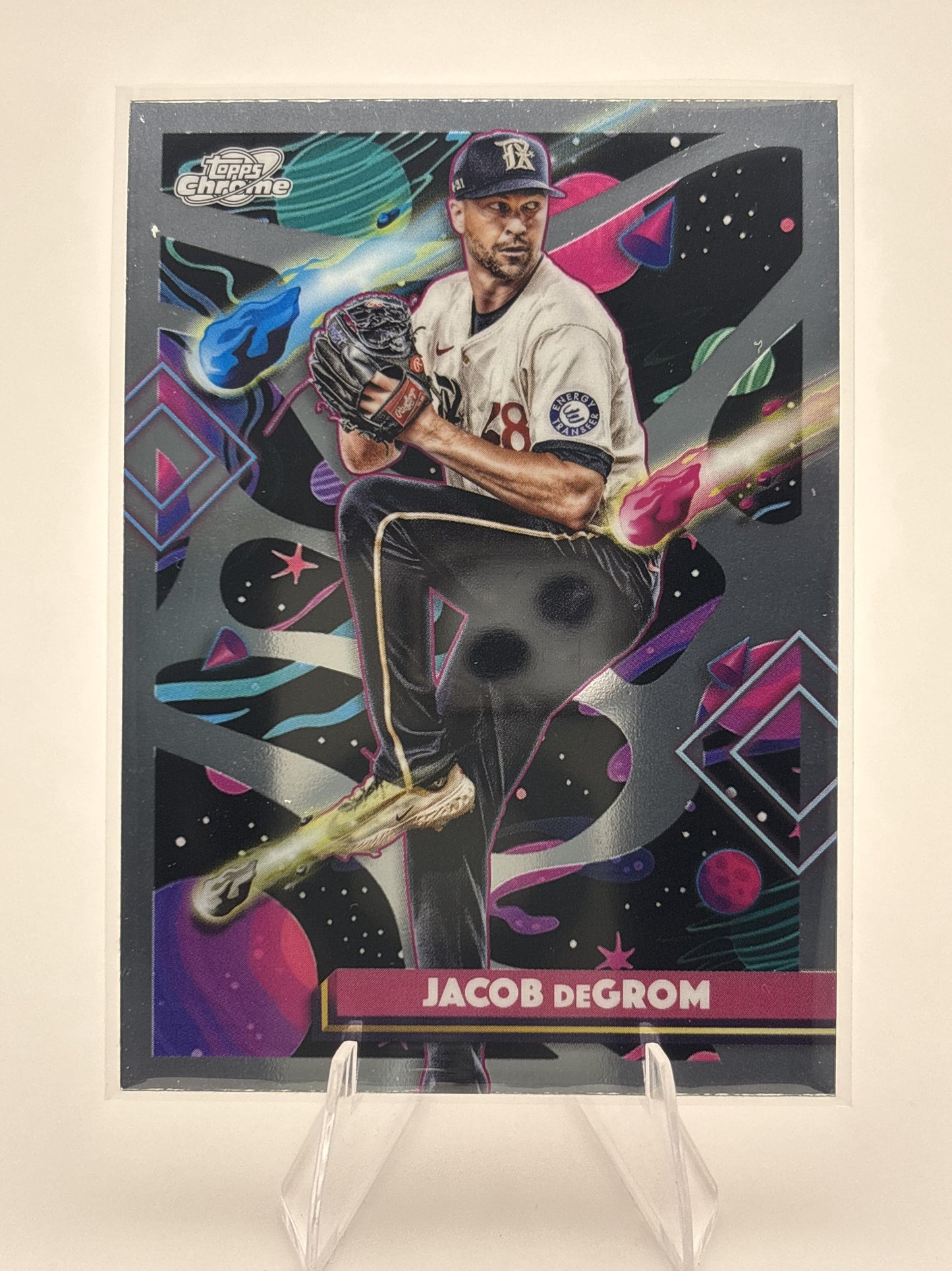 2025 Topps Chrome Cosmic #198 Jacob deGrom