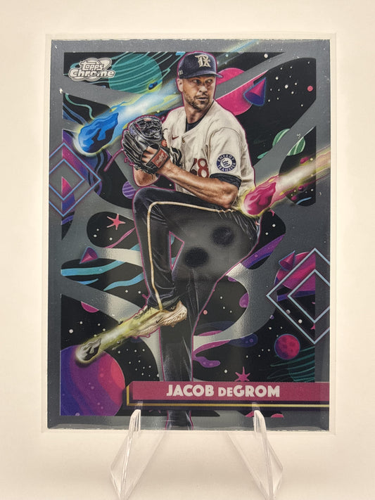 2025 Topps Chrome Cosmic #198 Jacob deGrom
