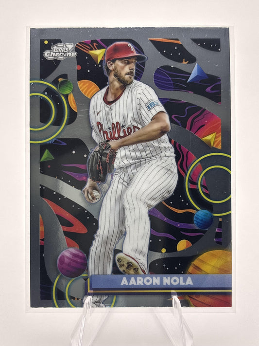 2025 Topps Chrome Cosmic #111 Aaron Nola