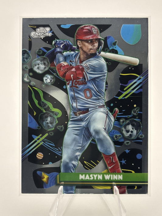 2025 Topps Chrome Cosmic #119 Masyn Winn