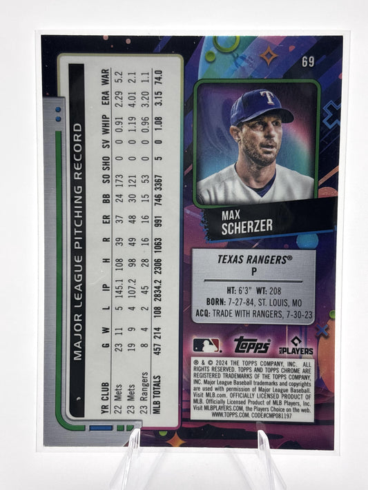 2024 Topps Chrome Cosmic #69 Max Scherzer