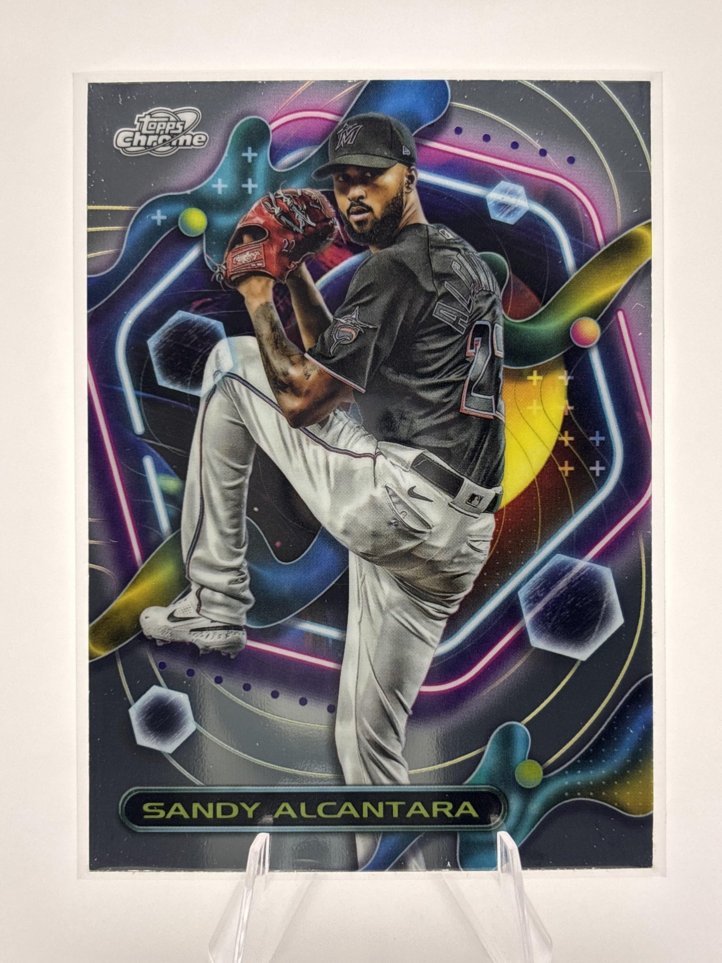 2023 Topps Chrome Cosmic #198 Sandy Alcantara