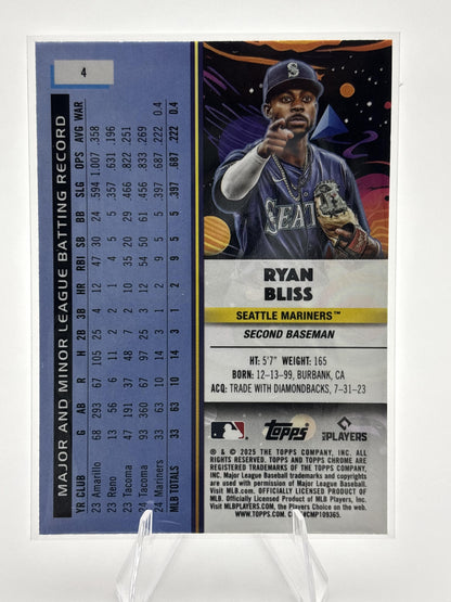 2025 Topps Chrome Cosmic #4 Ryan Bliss