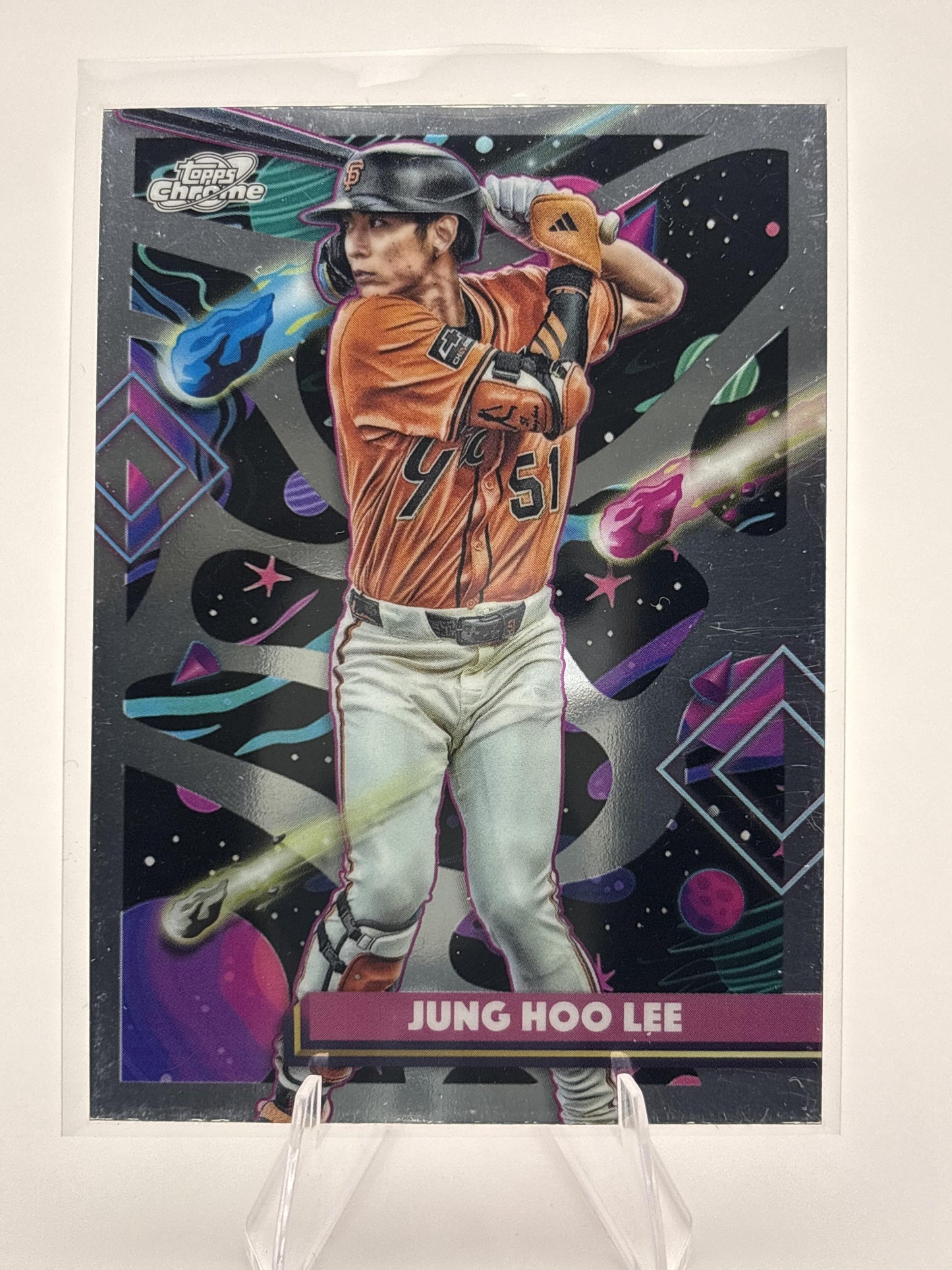 2025 Topps Chrome Cosmic #64 Jung Hoo Lee