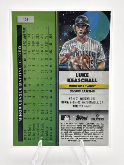 2025 Topps Chrome Cosmic #153 Luke Keaschall