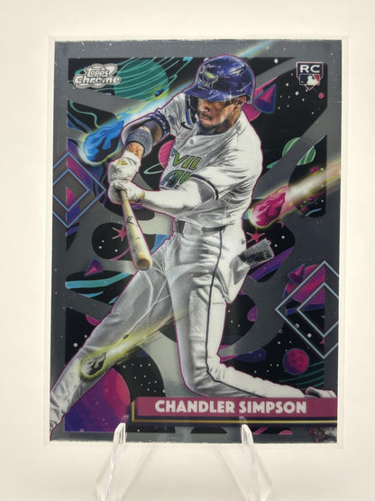 2025 Topps Chrome Cosmic #162 Chandler Simpson