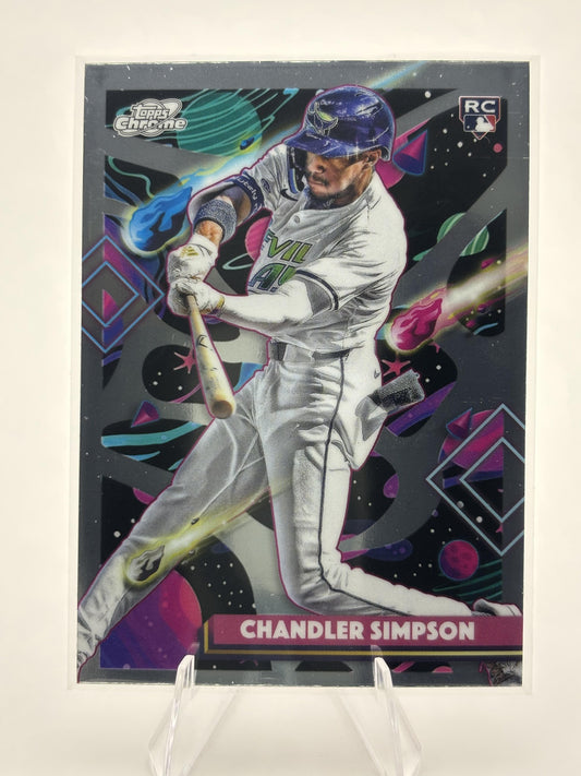 2025 Topps Chrome Cosmic #162 Chandler Simpson