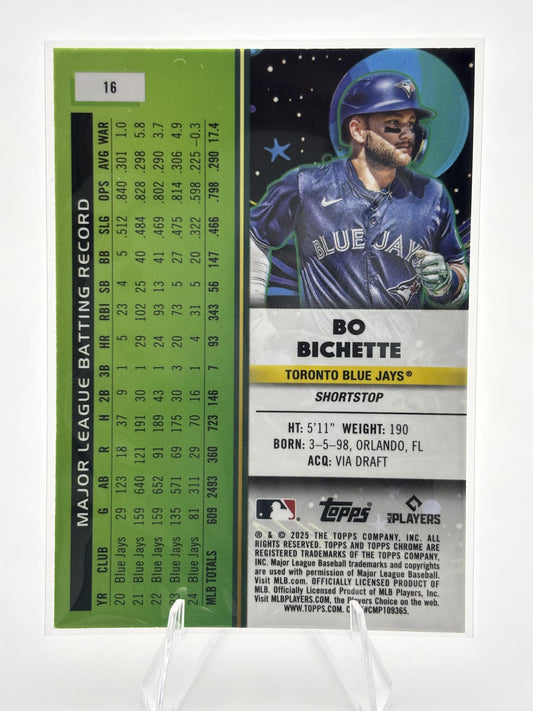 2025 Topps Chrome Cosmic #16 Bo Bichette