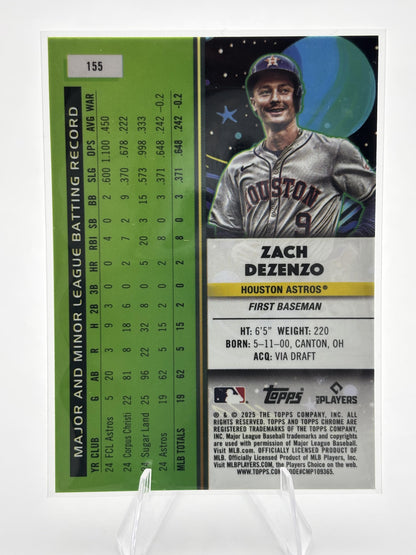 2025 Topps Chrome Cosmic #155 Zach Dezenzo