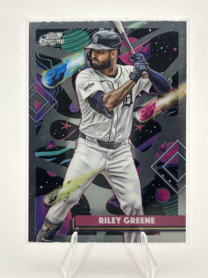2025 Topps Chrome Cosmic #73 Riley Greene