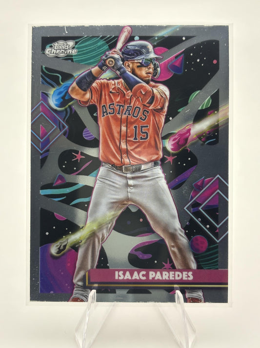 2025 Topps Chrome Cosmic #90 Isaac Paredes