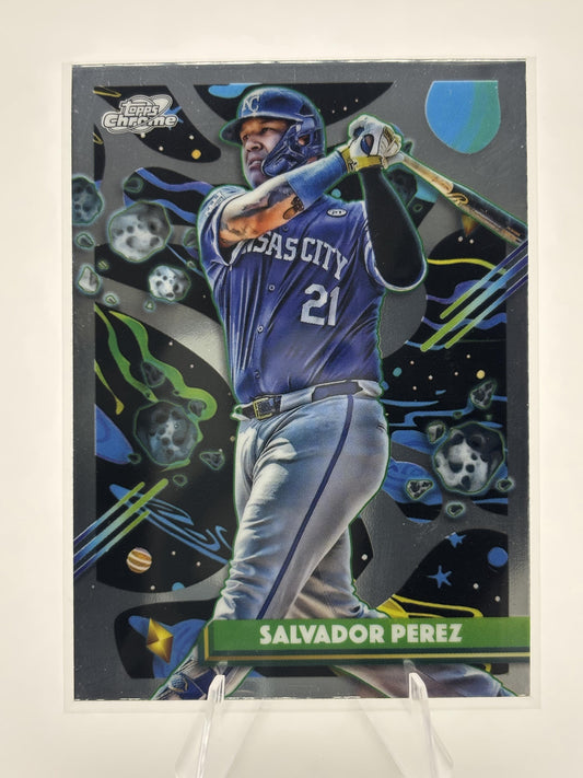 2025 Topps Chrome Cosmic #63 Salvador Perez