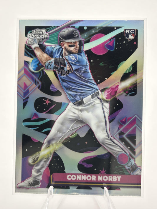 2025 Topps Chrome Cosmic #114 Connor Norby Refractor