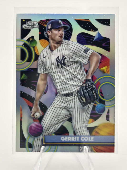 2025 Topps Chrome Cosmic #82 Gerrit Cole Refractor