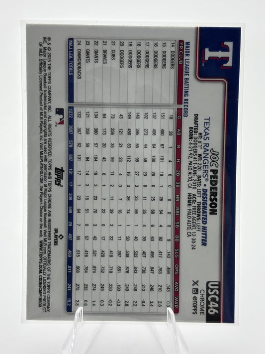 2025 Topps Chrome Update #USC46 Joc Pederson