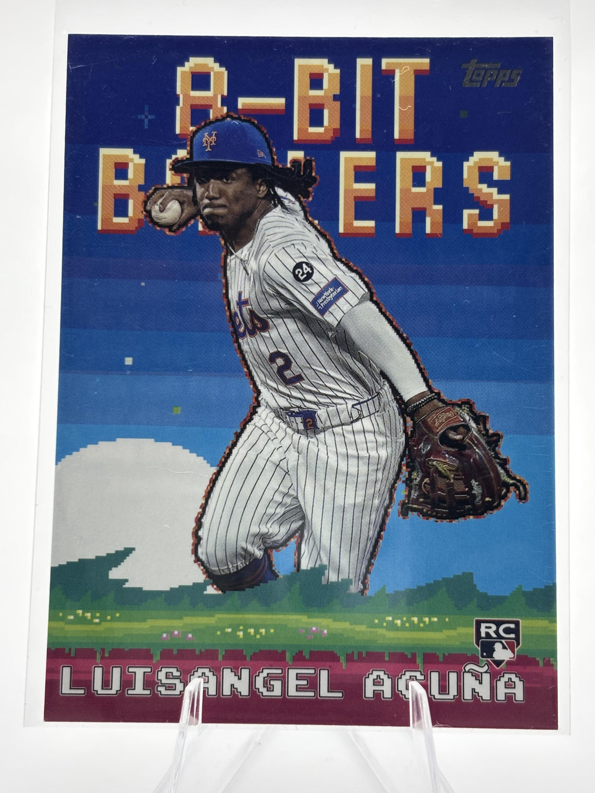 2025 Topps #8B-23 Luisangel Acuña 8-Bit Ballers