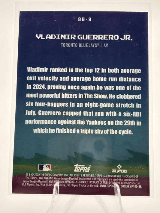 2025 Topps #8B-9 Vladimir Guerrero Jr. 8-Bit Ballers