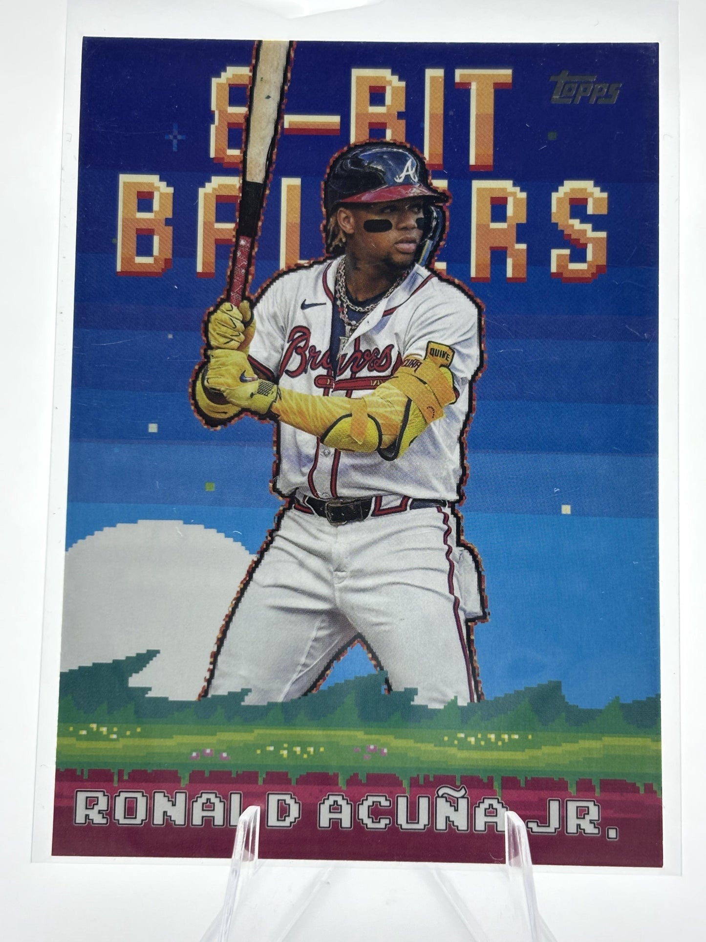 2025 Topps #8B-3 Ronald Acuña Jr. 8-Bit Ballers