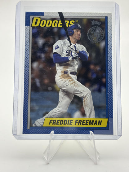 2025 Topps #90B2-7 Freddie Freeman 1990 Topps Baseball 35th Anniversary