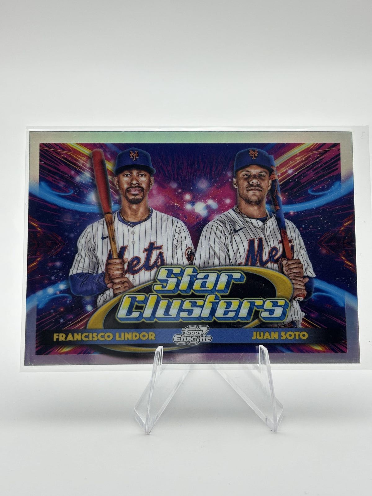 2025 Topps Chrome Cosmic #DSC-6 Nick Kurtz / Jacob Wilson Dual Star Clusters