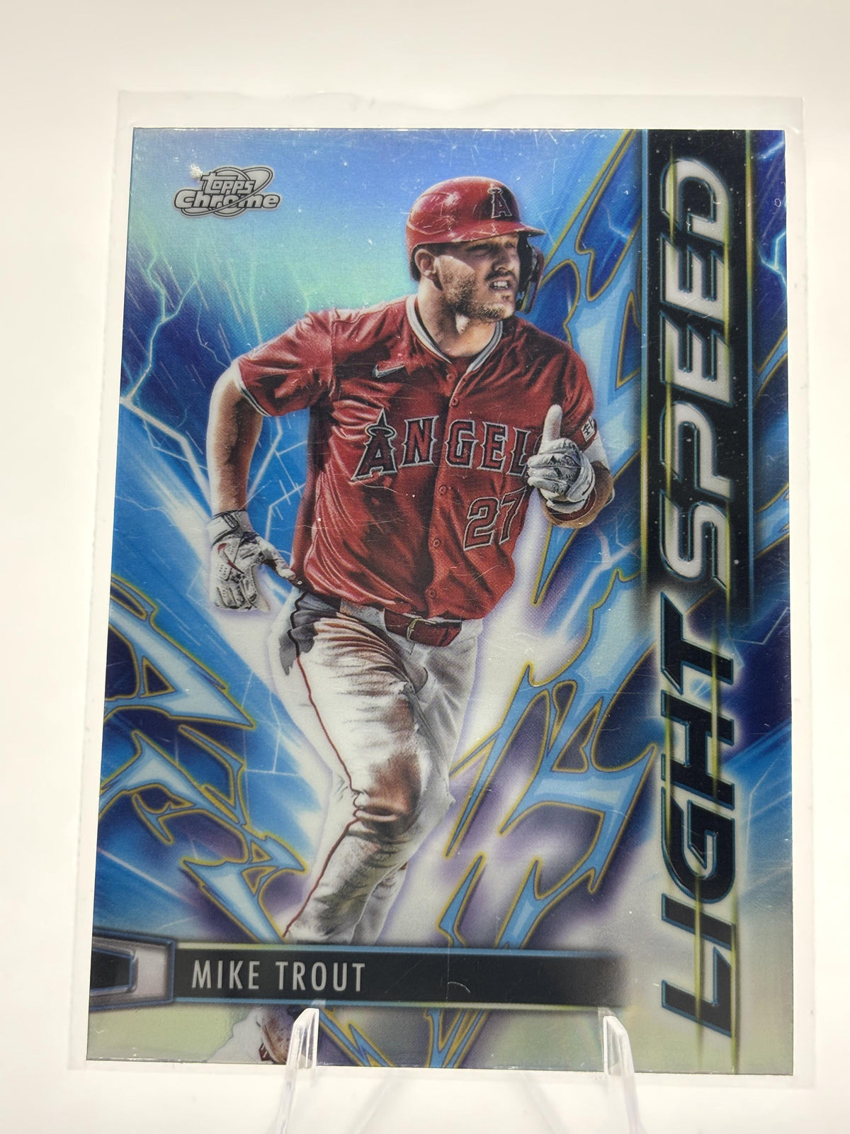 2025 Topps Chrome Cosmic #LS-14 Mike Trout Light Speed