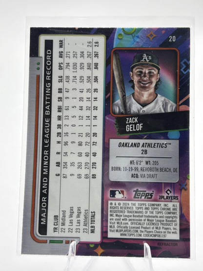 2024 Topps Chrome Cosmic #20 Zack Gelof