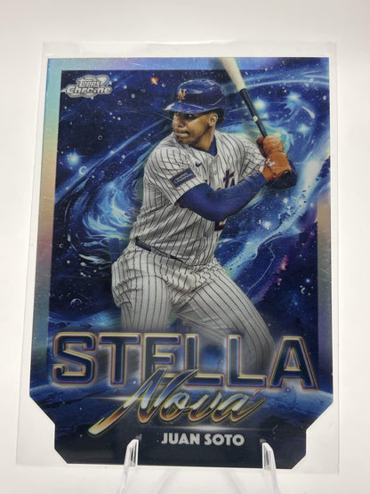 2025 Topps Chrome Cosmic #SN-6 Juan Soto Stella Nova