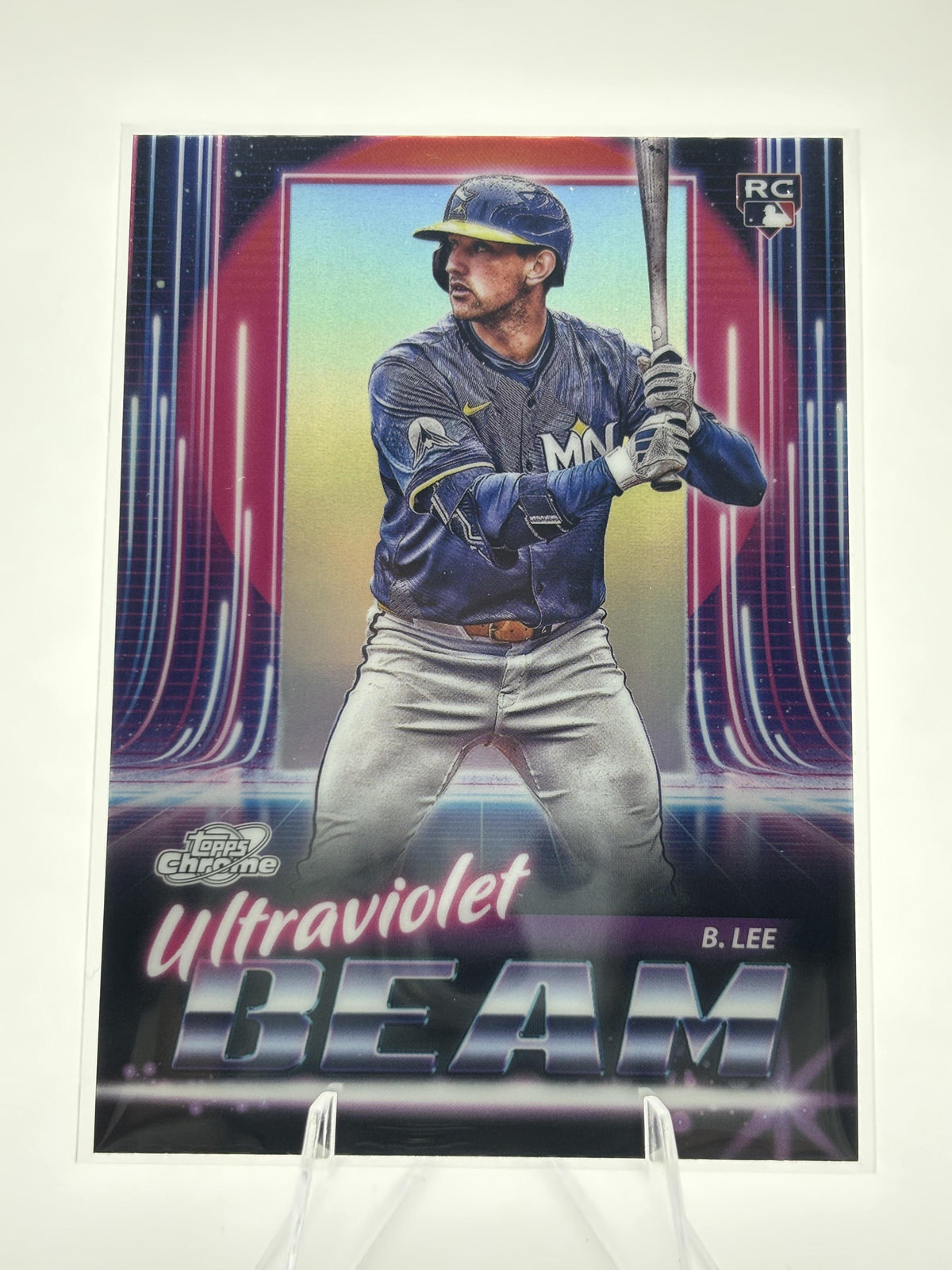 2025 Topps Chrome Cosmic #UB-4 Brooks Lee Ultraviolet Beam