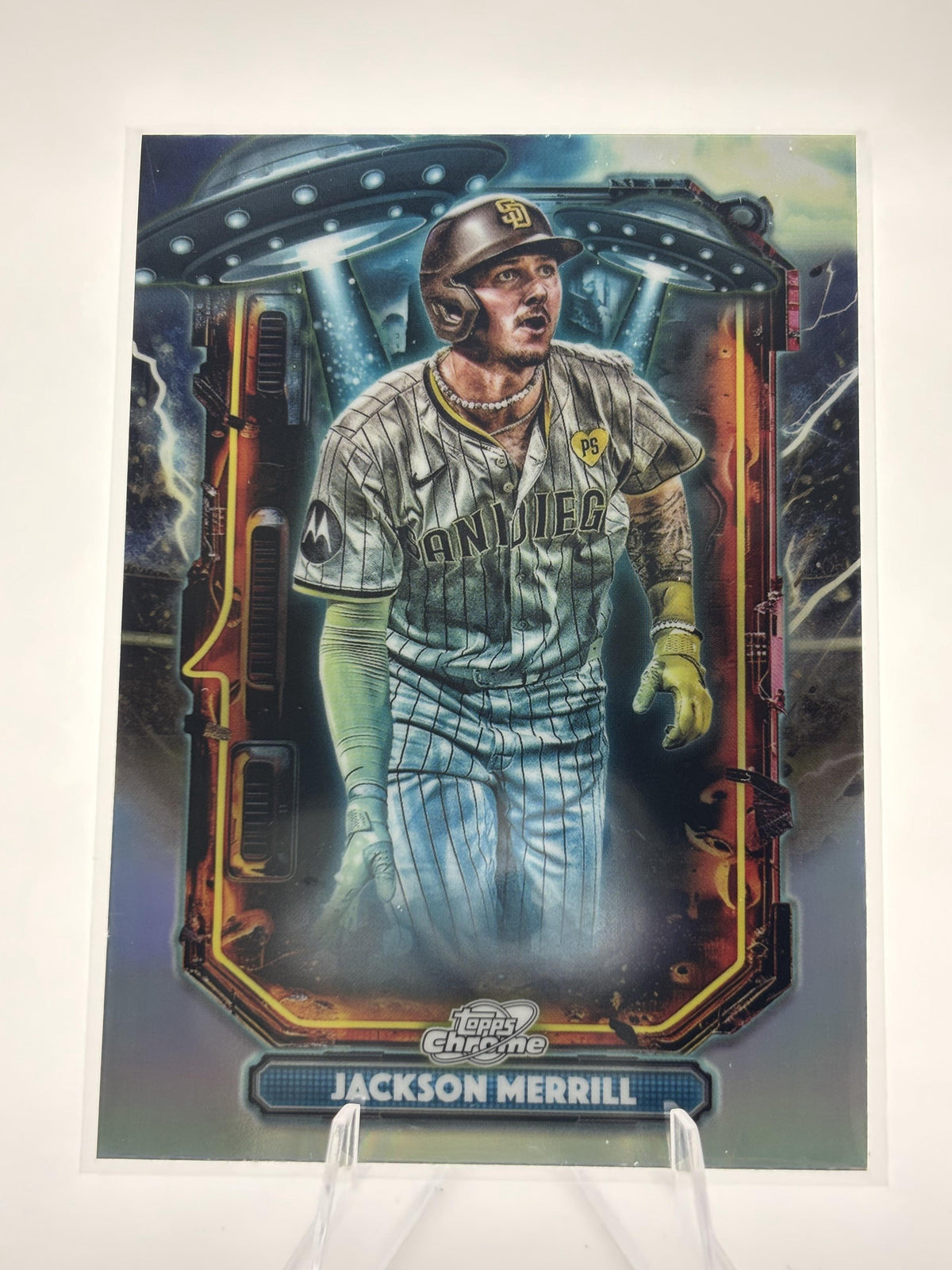 2025 Topps Chrome Cosmic #ET-21 Jackson Merrill Extraterrestrial Talent