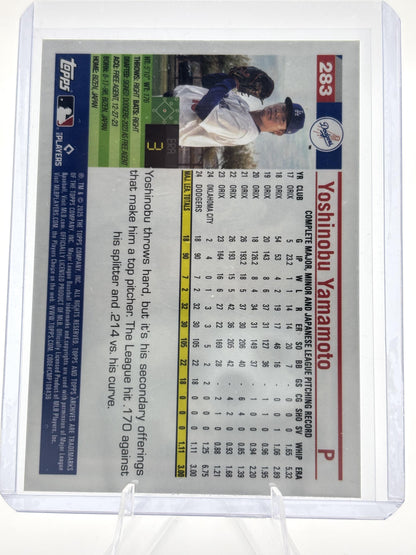 2025 Topps Archives #283 Yoshinobu Yamamoto