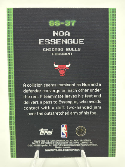 2025-26 Topps #SS-37 Noa Essengue Scan and Slam